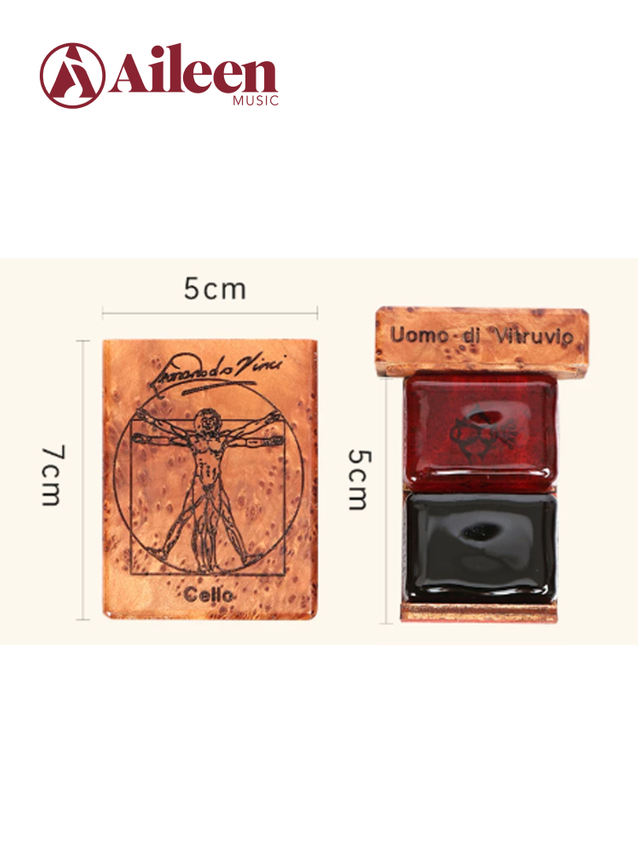 Bogaro&Clementi Square Double Box Cello Rosin
