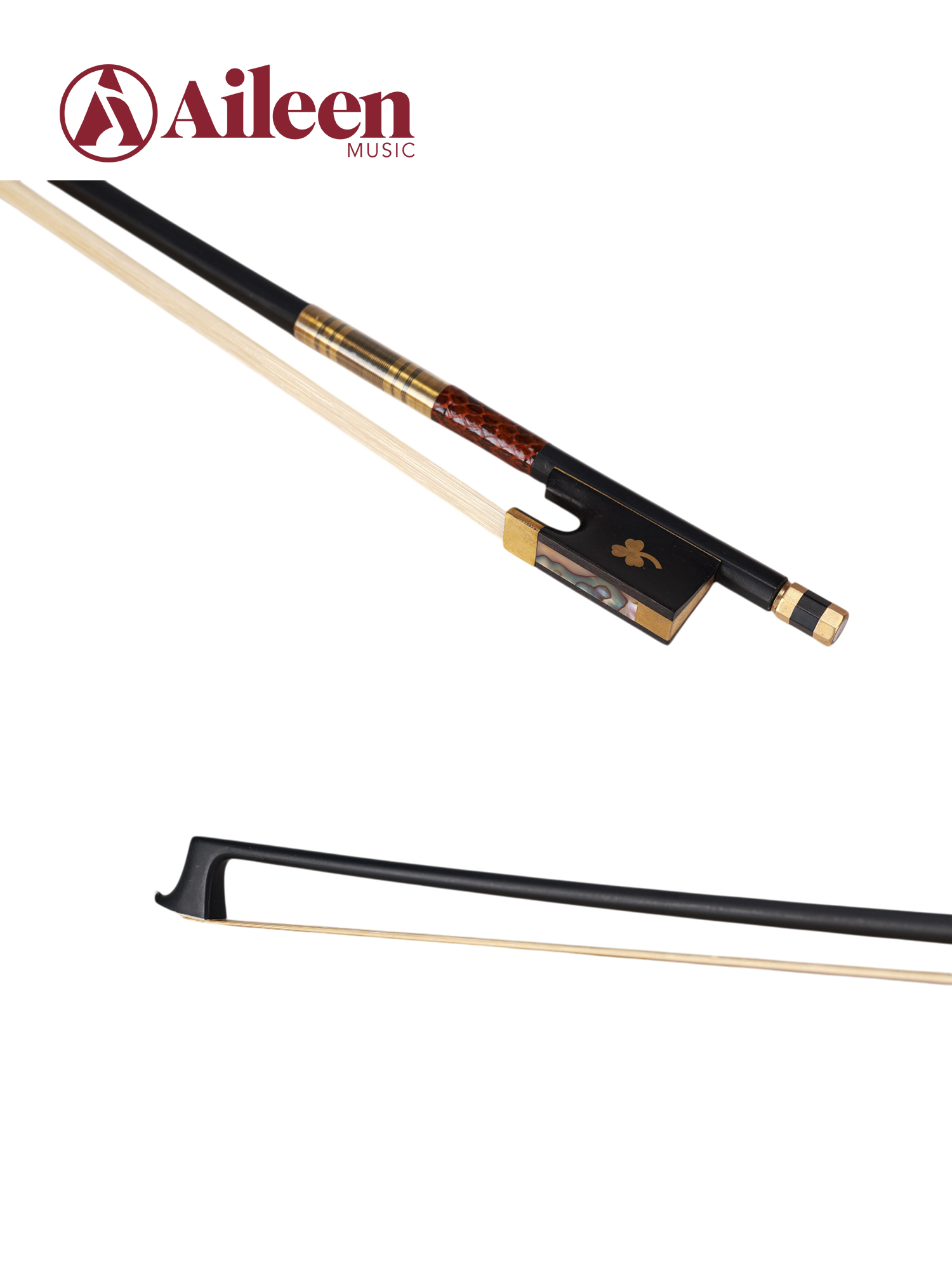 Student-Grade Carbon Fiber Violin Bow with Ebony Frog & Abalone Slide (WV885C)