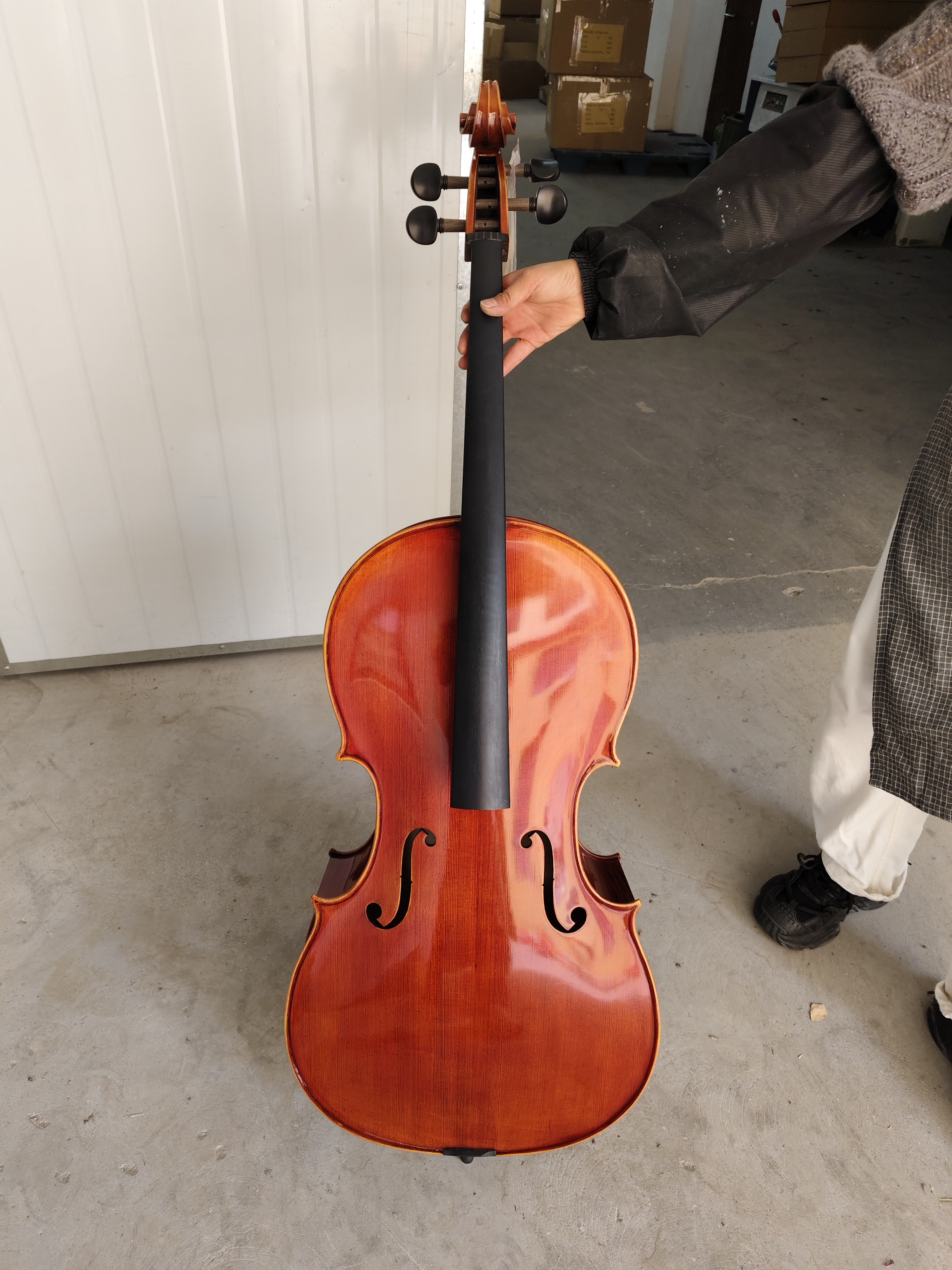 Best Beginner Cello Solid 1/2 Cello Instrument for Sale(CH200S)