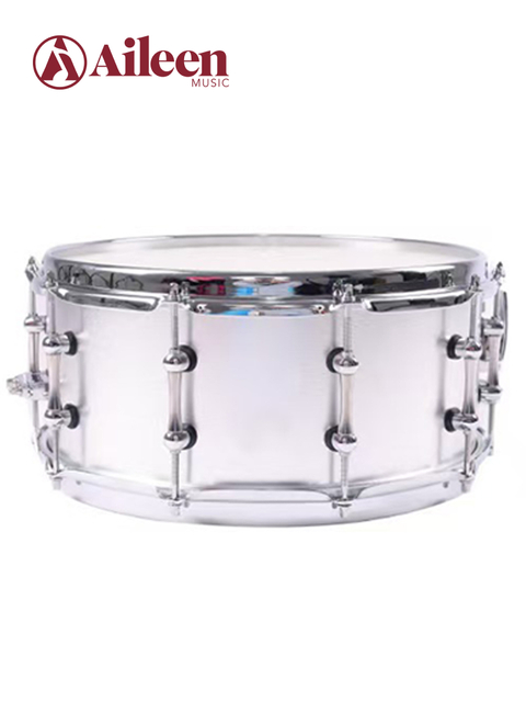 SN-LSS2 14''x6.5'' Aluminum Snare Drum Shell Matte Finish Professional Snare Drum