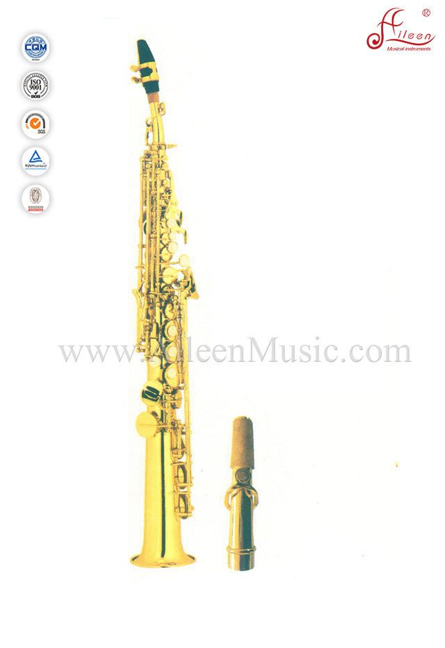 Soprano Saxophone Bb key for Adult Kid Players(SP2011G)