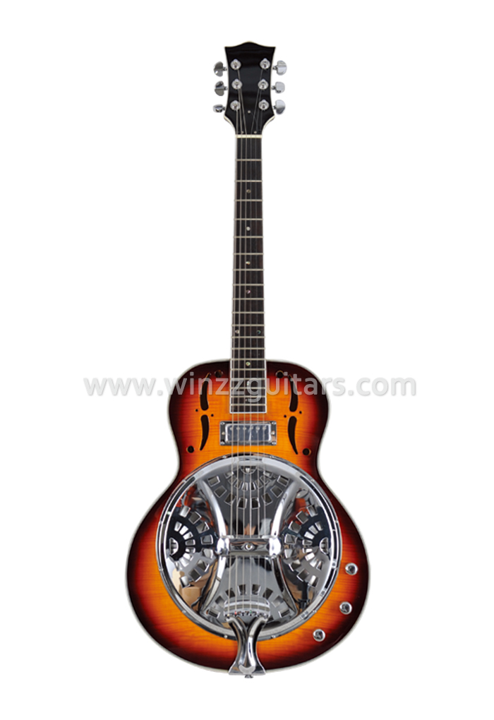 Linden Plywood Body Electric Resonator Dobro Guitar (RGS90)