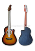 39 Inch Cutaway Linden Plywood Ovation Round Back Guitar(AFO229C-39)