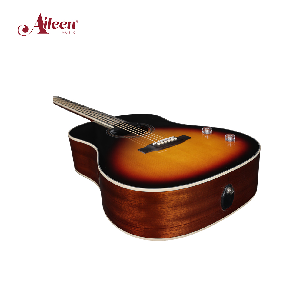 AFM16E-SD Winzz Solid Top Slope Shoulder D Shape Acoustic Guitar