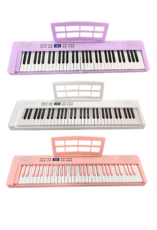 EK-F6102 Fashion Musical Instruments 61 Keys Foldable Keyboard