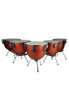 High-grade steel Hoop Fiberglass Bowls jinbao timpani (TPN0523)