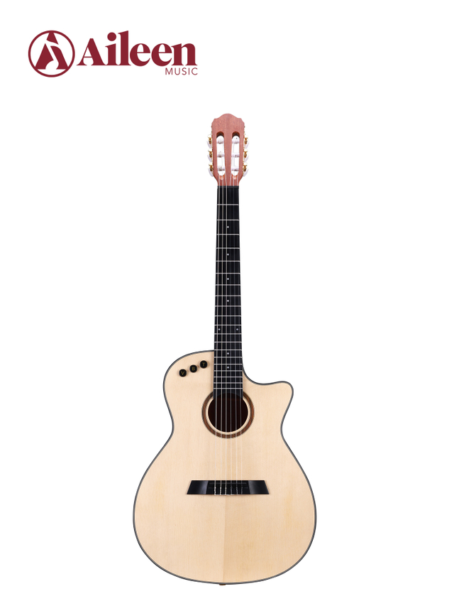 WHG17CE Hot Sale High Quality 41" Winzz Hybrid Nylon Strings Guitar‌