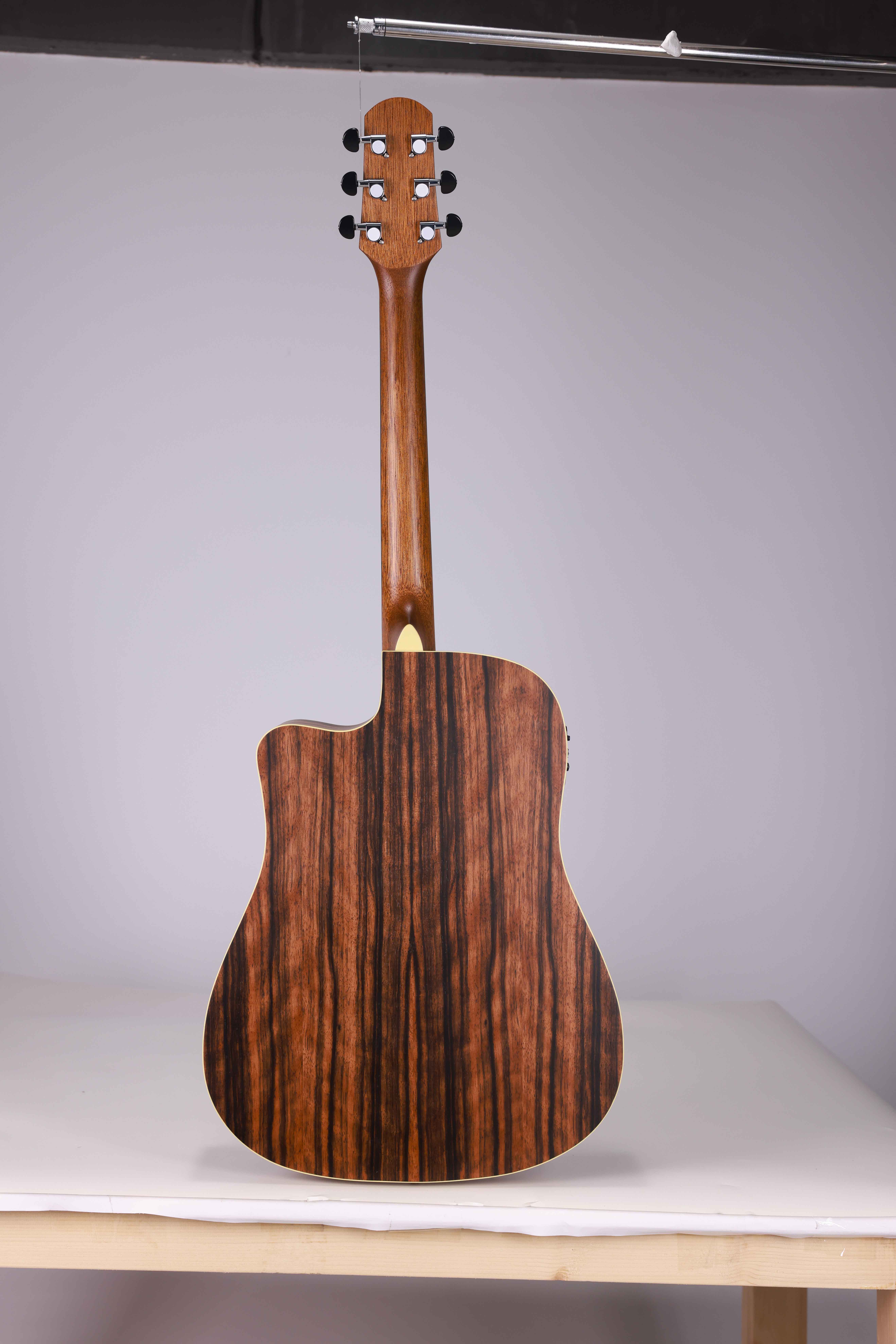 WAG602C Winzz Exotic Material 41" Cutaway Acoustic Guitar Made in Indonesia