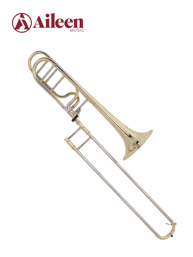 TTB-HD300G High Grade bB/F Yellow Brass Material Gold Lacquered Tenor Trombone