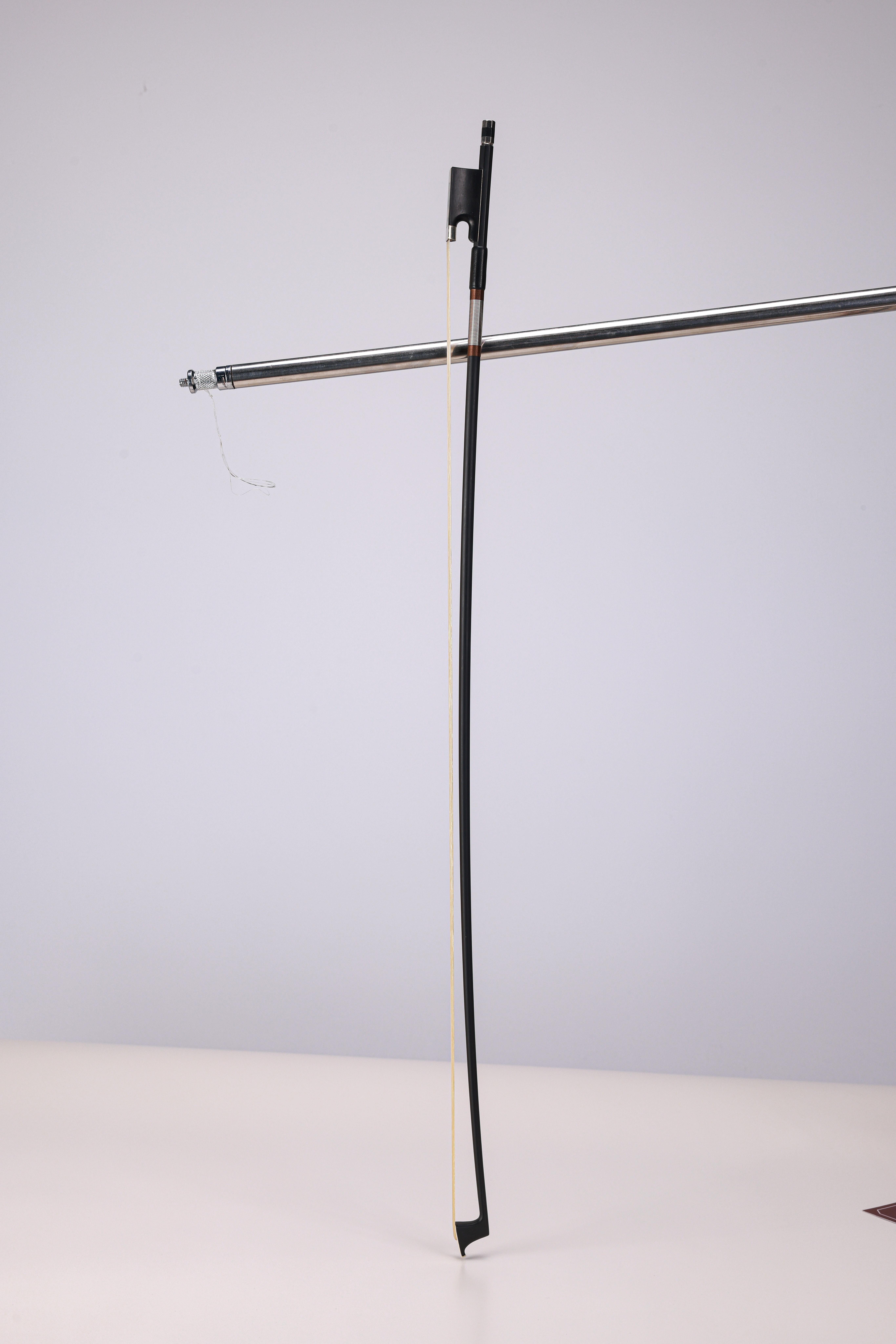 Professional Student Carbon Fiber Violin Bow – Ebony Frog & Genuine Horsehair (CH30Y)