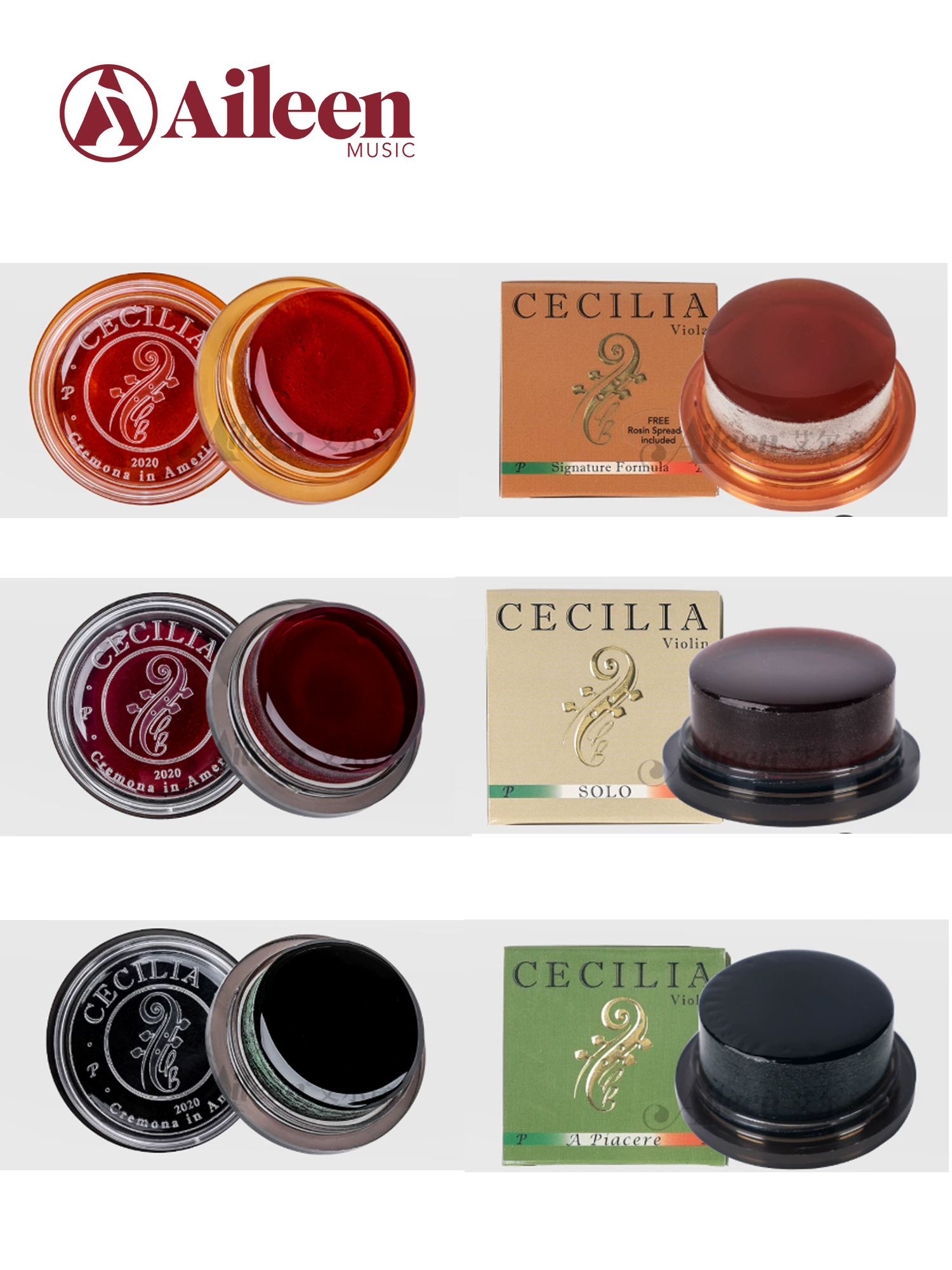 Andrea CECILIA Violin Viola Cello Imported Rosin
