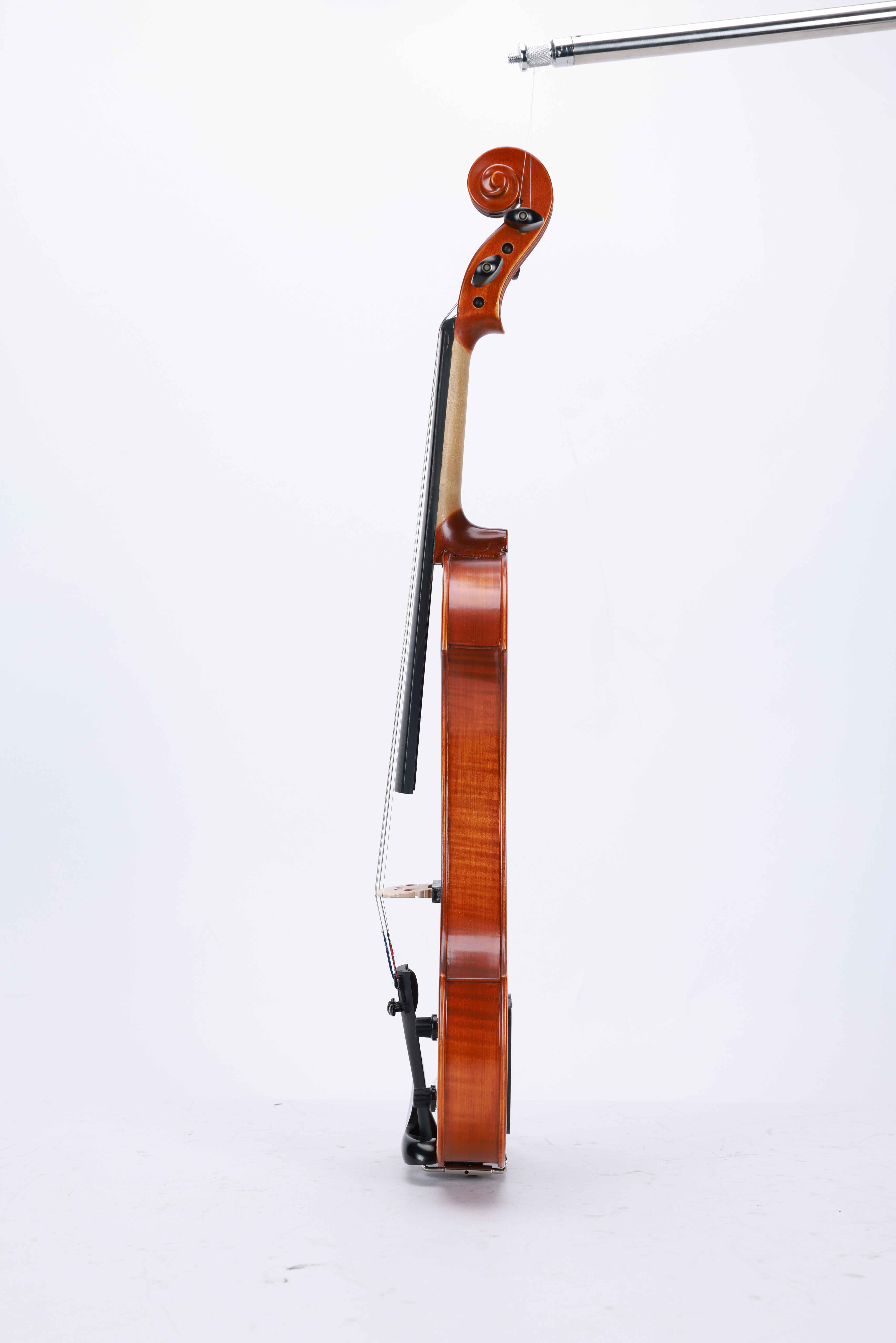 AV-D502 N or SB Color 4/4 Professional Electric Violin with Student Rosin & Bridge & Earphone