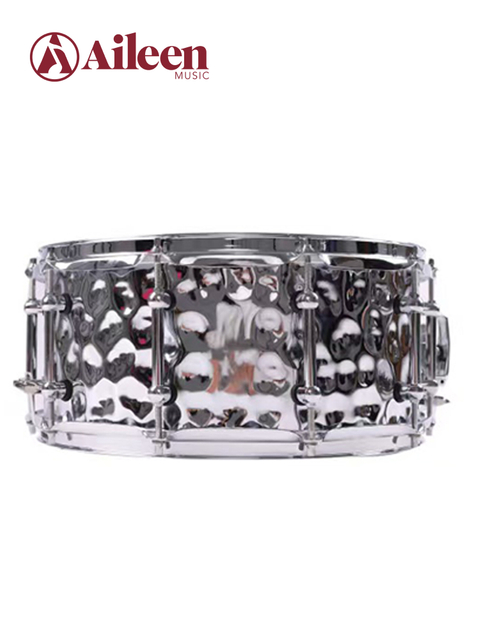 SN-LH1 14''x6.5'' Steel Drum Shell Hammered Finish Professional Snare Drum