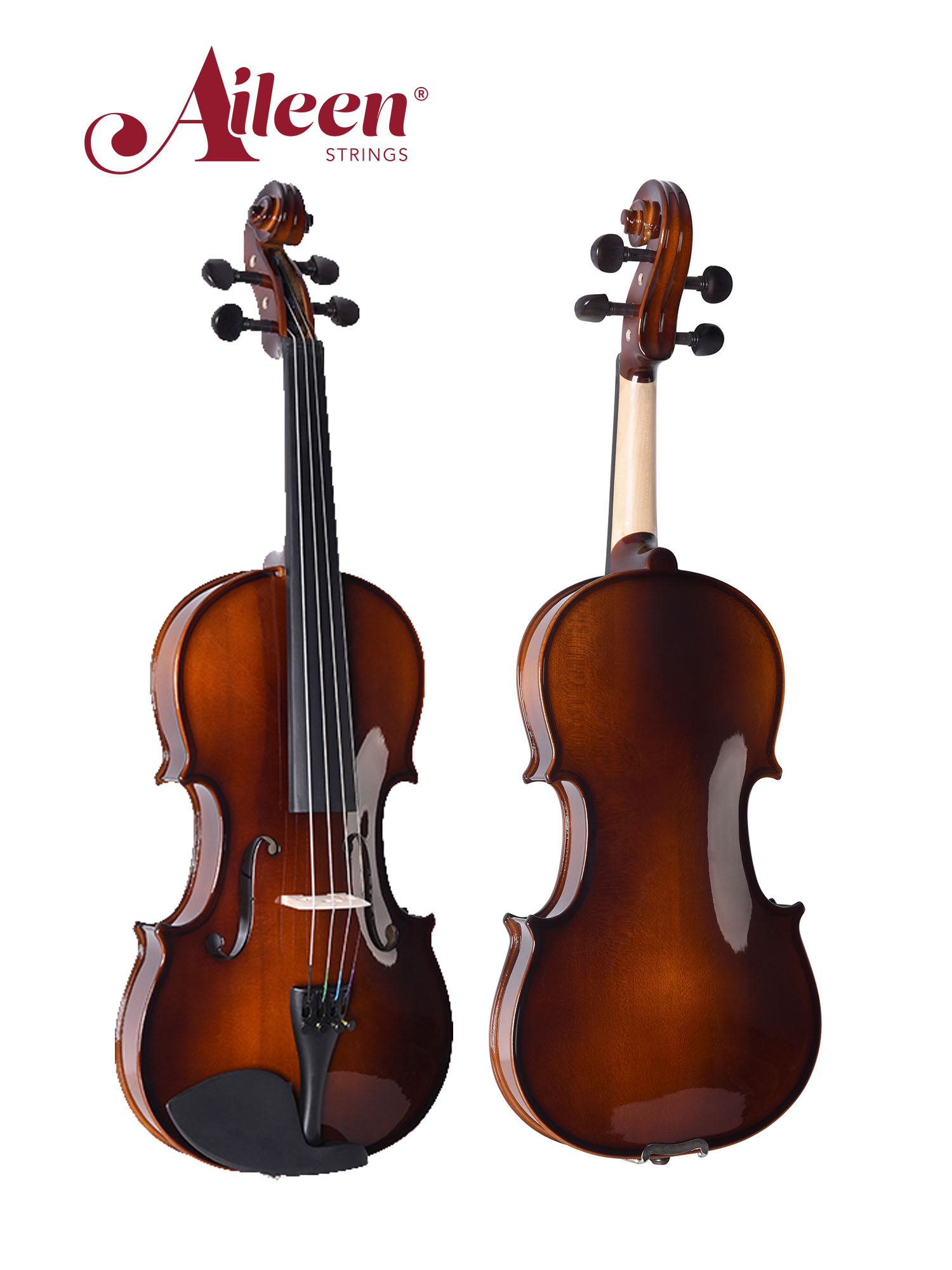  Solid Spruce Top BBR/BCO/BBK Colour Student Violin Kit (VG106)