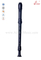 Black Baroque Style Alto Recorder Flute (RE2330B-2)