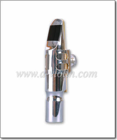 Quality Silver-plated Mouthpiece for Bb Tenor Sax(SP-M02S)