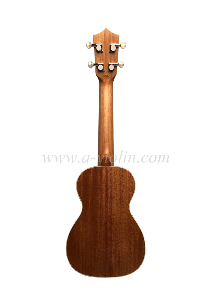high quality spruce plywood top thin body ukulele (AU17L-TB)