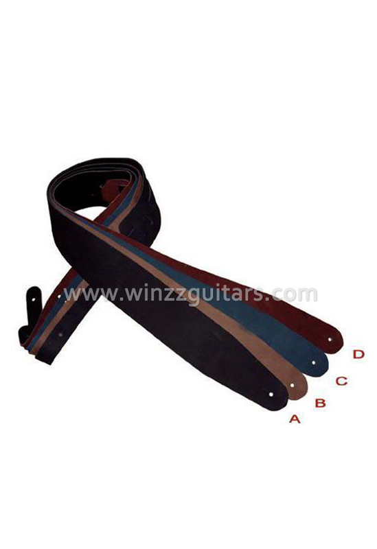 Genuine Leather Custom Bass Guitar Straps (SG622B)