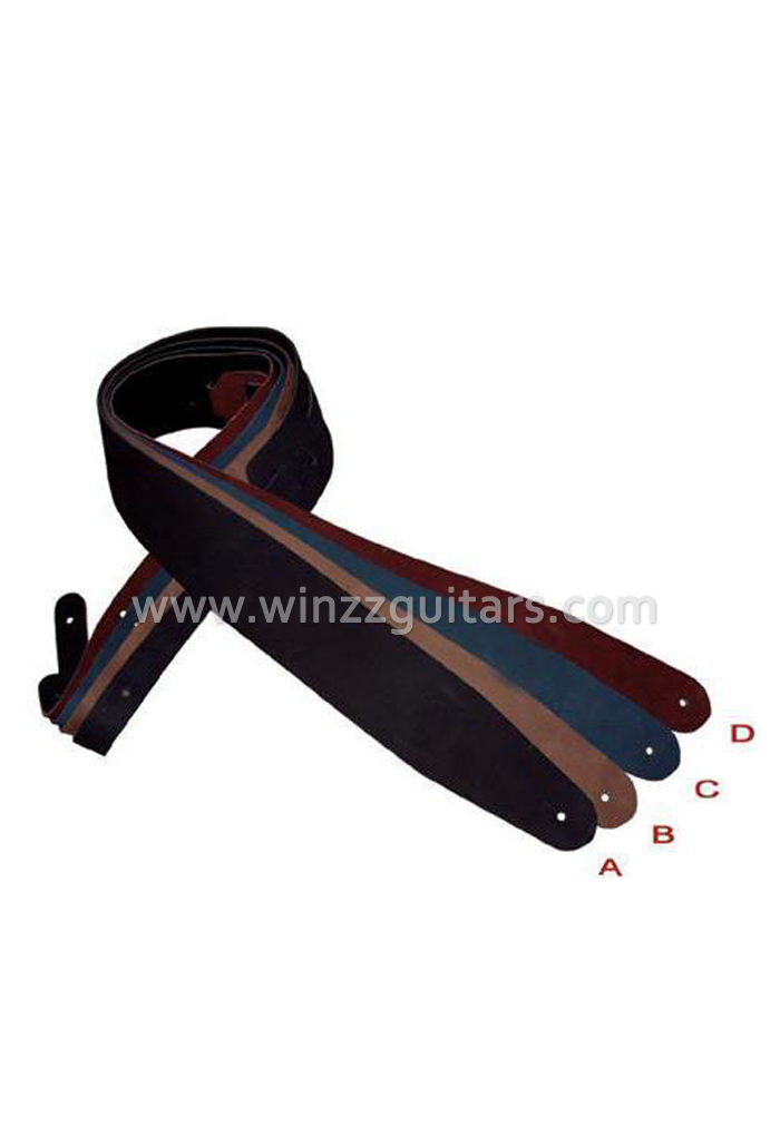 Genuine Leather Custom Bass Guitar Straps (SG622B)