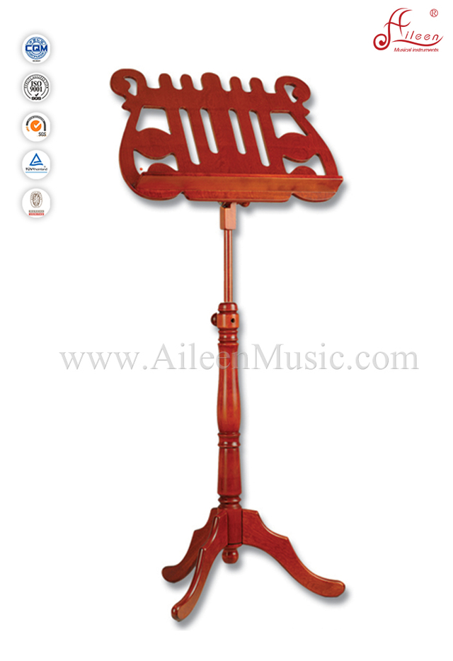 Folding No Wheels Wooden Brown Music Sheet Stand (MS308)