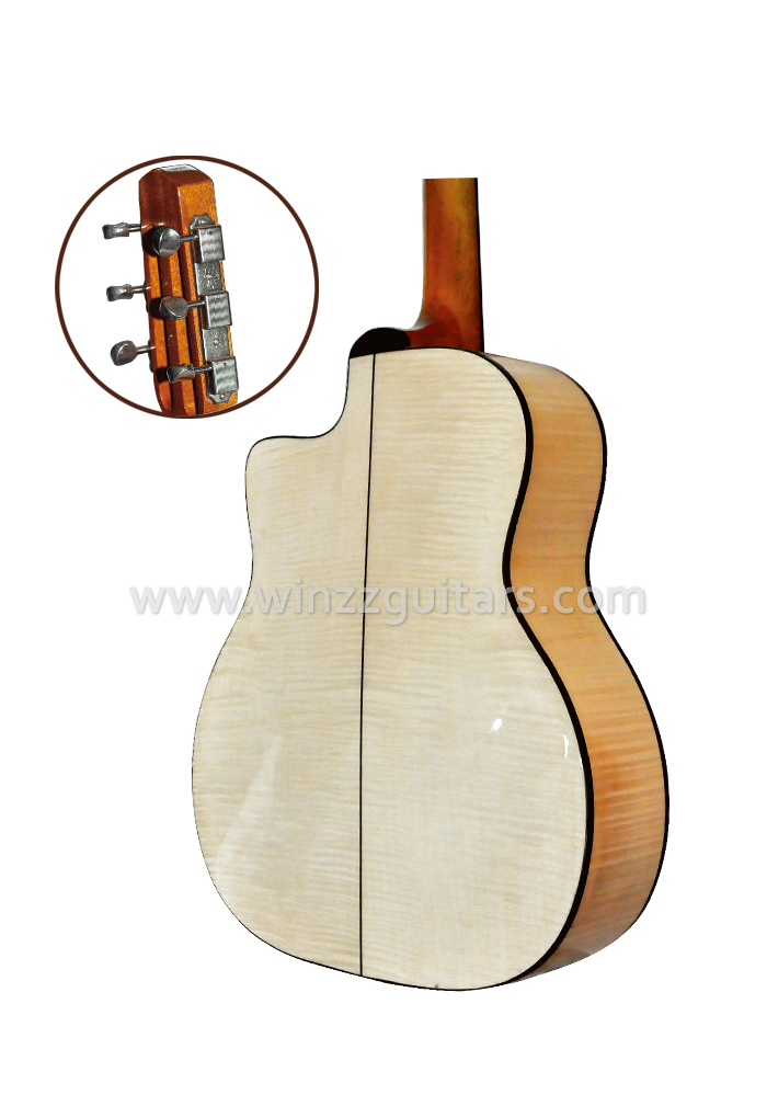 D Hole or Oval Hole Gypsy Jazz Guitar (AGJ400)