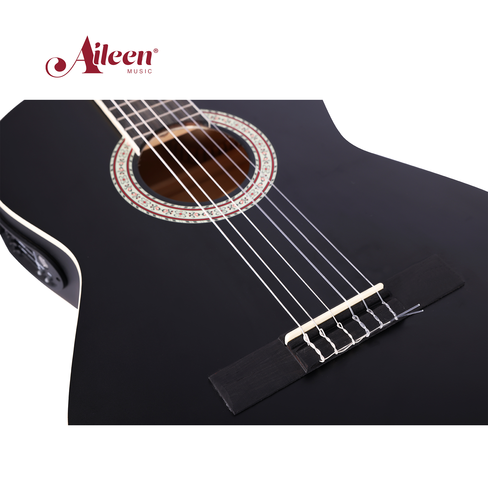Thin body classical electric guitar 39 inch musical  instruments(AC10TMCE-39) - Aileen Music