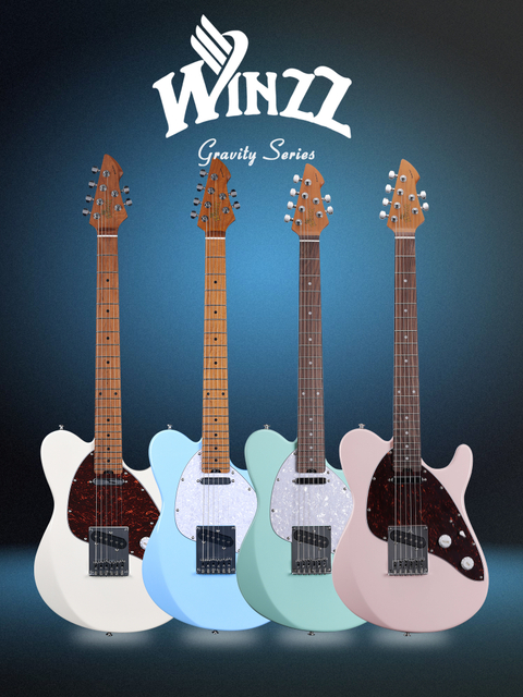 Winzz Design Gravity Series 4+2 High Quality Locking Style Tuners Stringed Instruments Electric Guitar