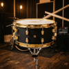 SN- LBG1 14''x6.5'' Aluminum Drum Shell 8 Zinc Alloy Lugs Professional Snare Drum