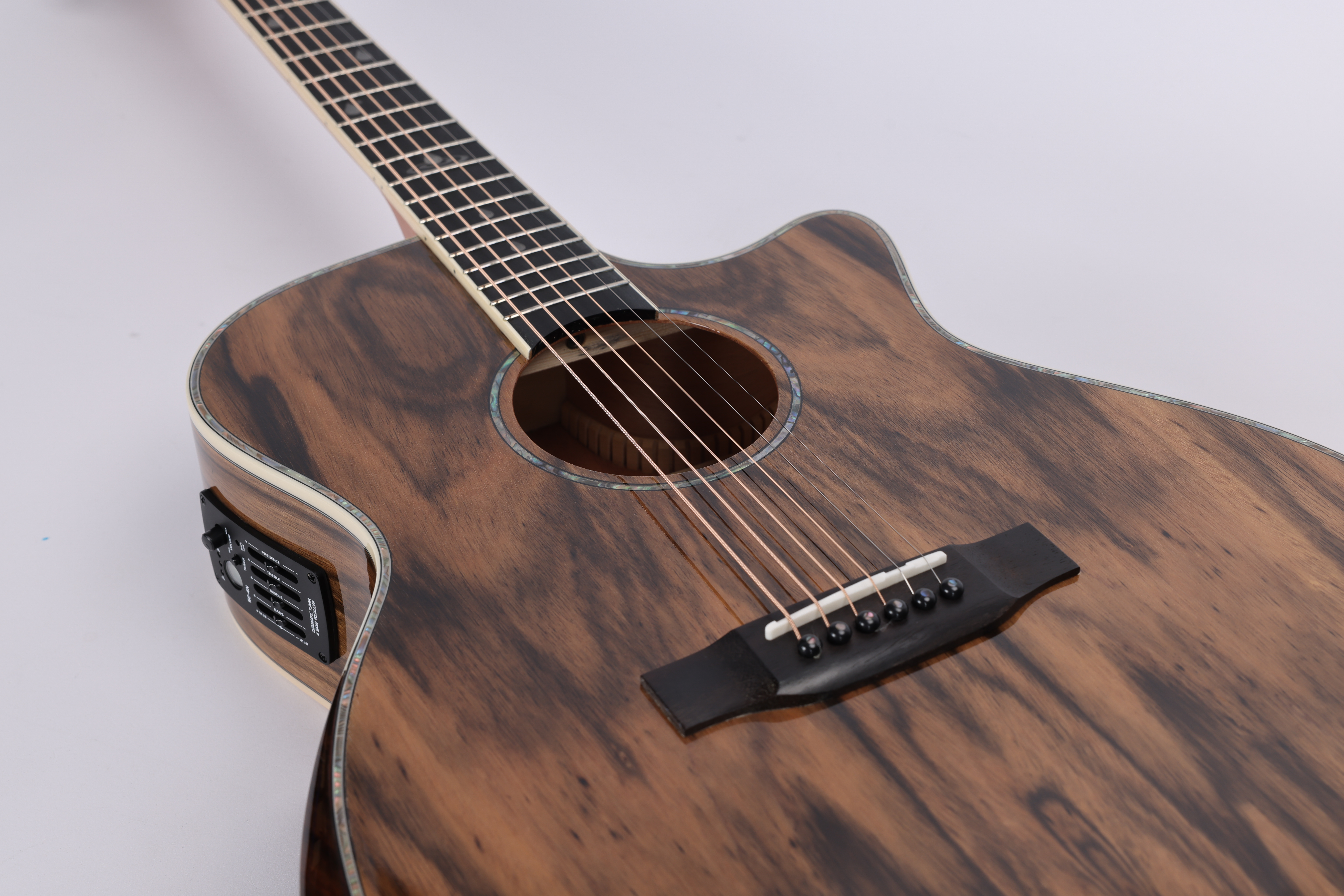 WAG901CE Winzz Exotic Material 41'' GA Shape Acoustic Guitar 