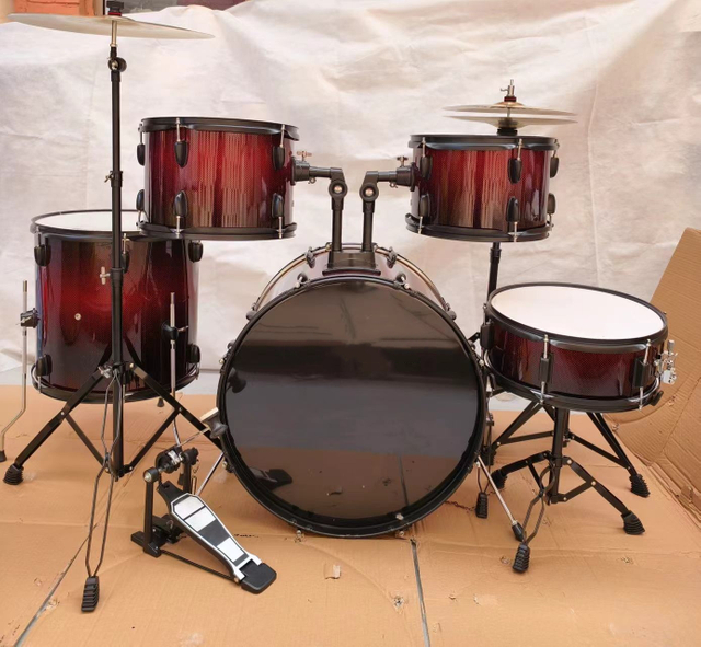 5pcs Drum Set Paint PVC Jazz Drum Set (DSET-90)