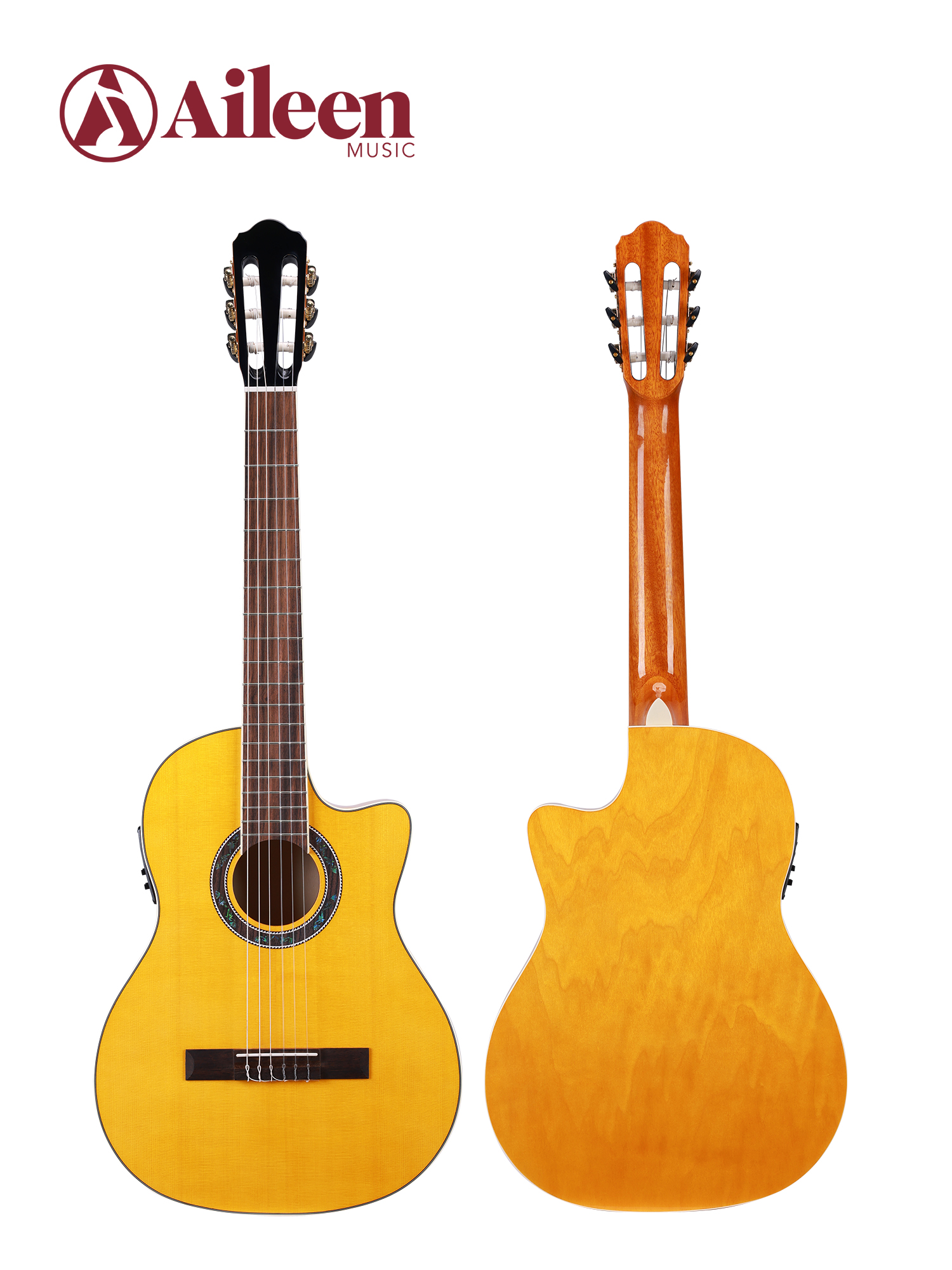 ACG10CE High Quality Professional 39" Student Flamenco Guitar