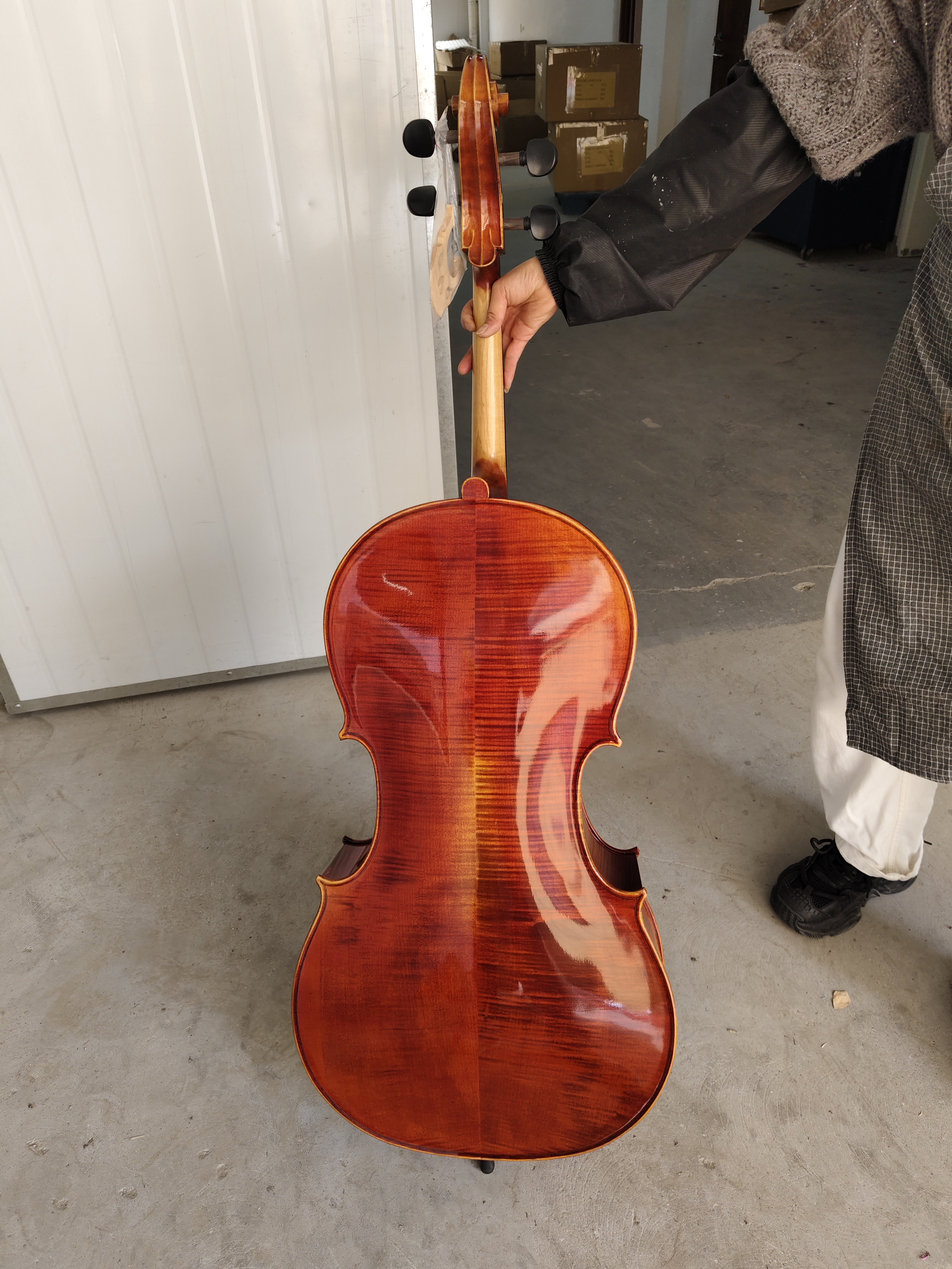 Best Beginner Cello Solid 1/2 Cello Instrument for Sale(CH200S)