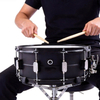 SN-LBB1 14''x5.5'' Aluminum Drum Shell Black Drum Circle Professional Snare Drum