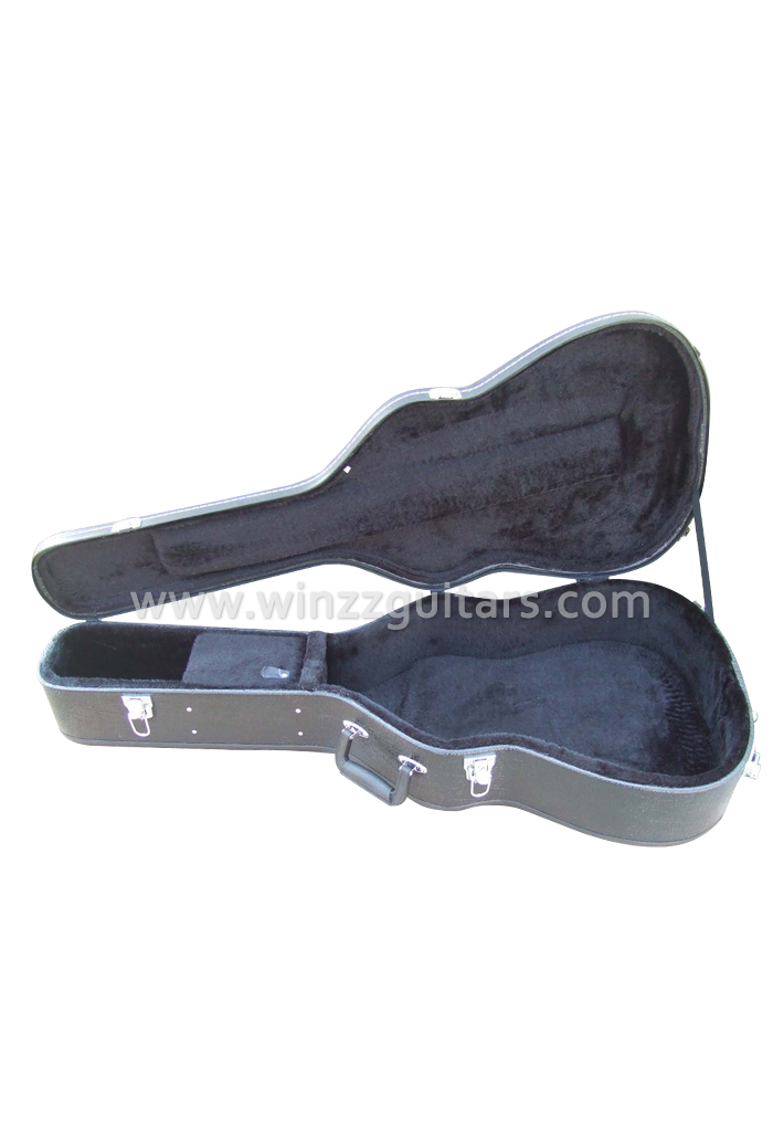 Quality Leather Imitation Wooden Guitar Case 41\'\' (CWG410)