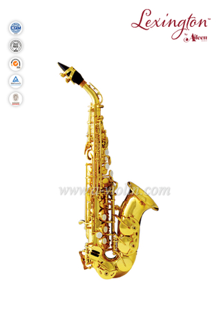 Bb Key Yellow brass Gold Lacquer jinbao soprano saxophone (SP310G)