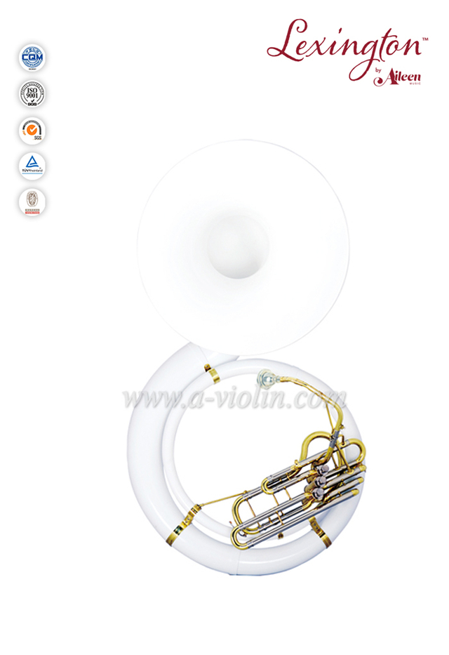 Bb Key Yellow brass Bell Cupronick Piston jinbao sousaphone (SS130G)