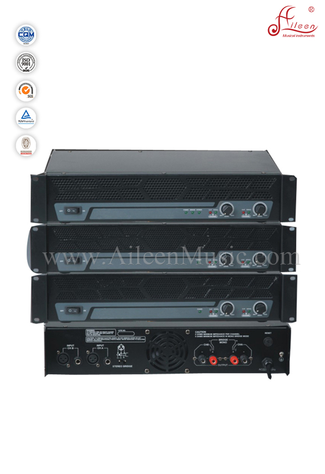 Musical Instrument XLR TRS Speakon Stereo Bridge Professional Power Amplifier (APM-X08)