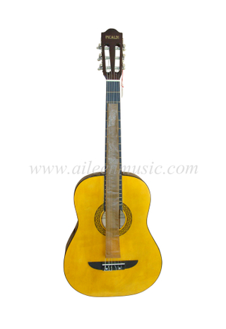 Wholesale 38" Linden Top Maple Fingerboard Classical Guitar (AC831)