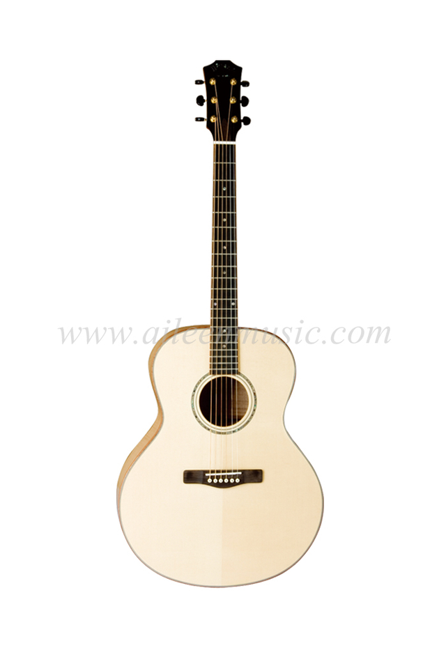 42 Inch Jumbo Guitar All Solid Acoustic Guitar (AFH420)