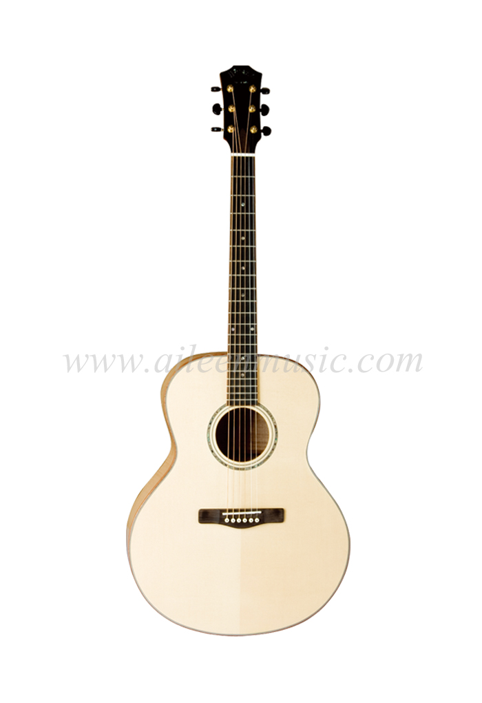 42 Inch Jumbo Guitar All Solid Acoustic Guitar (AFH420)