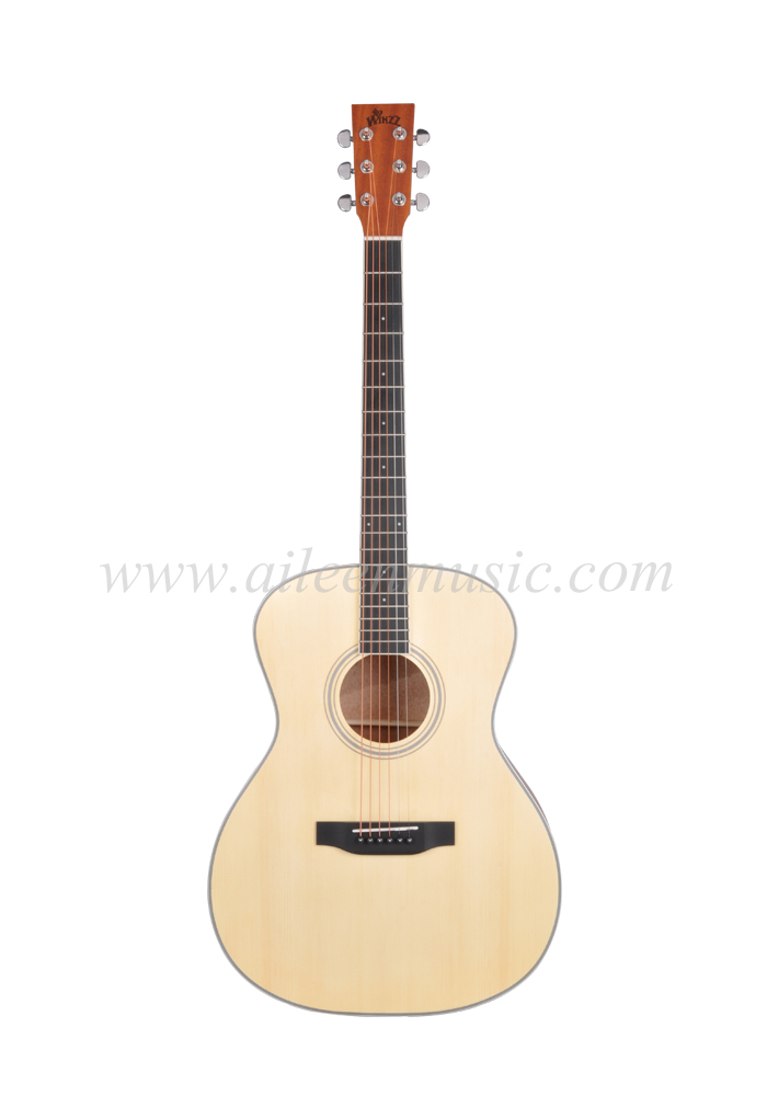 High Quality 40" OM Shape Body Student Acoustic Guitar (AF17-OM)