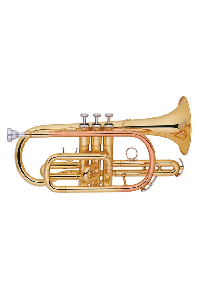 bB Key Y Style Cornet with Rose brass Leadpipe(CN8711G-YRY)
