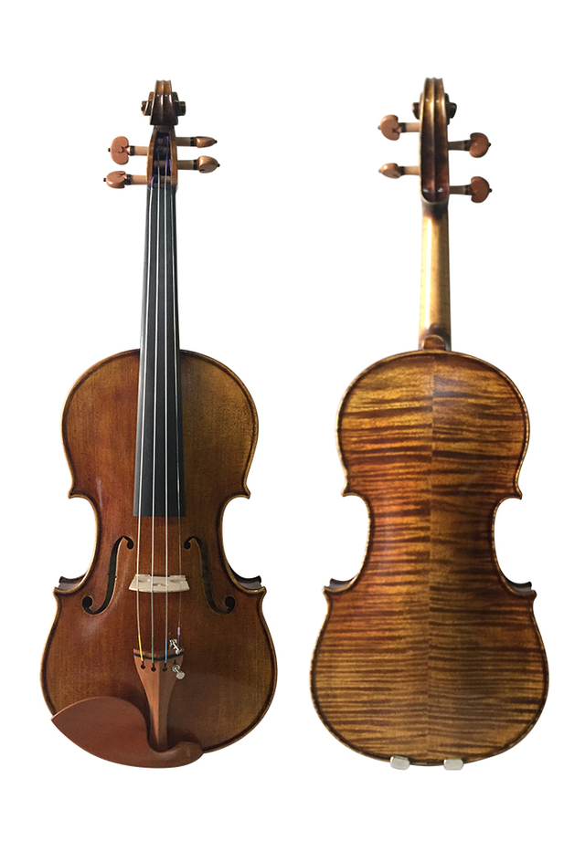 High Grade Master Violin, Antique Oil Varnish Handmade Violin (VHH900)