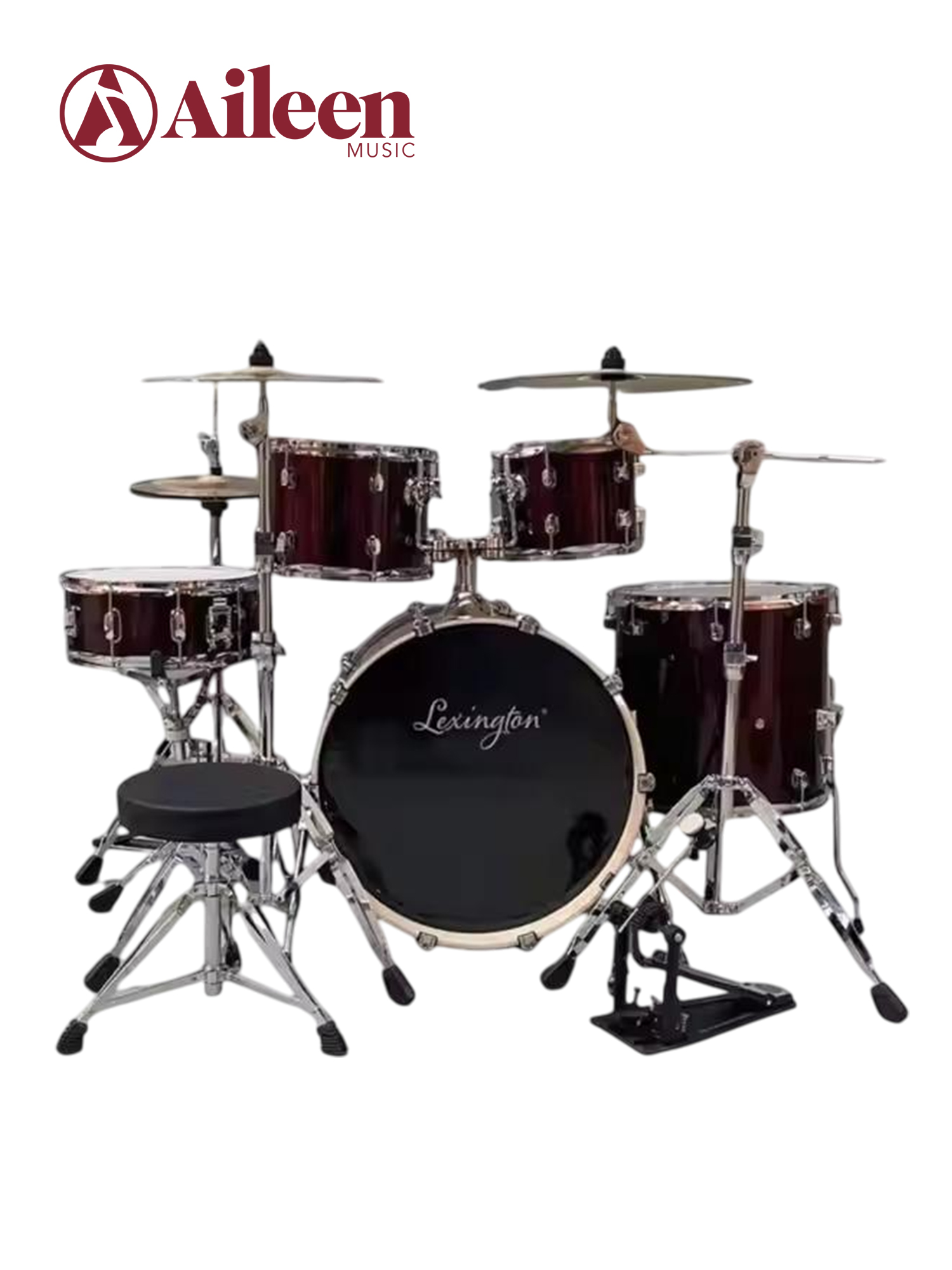 DSET-210B Good Quality Adult OEM 5 Pc Pvc Cover Jazz Digital Drum Set
