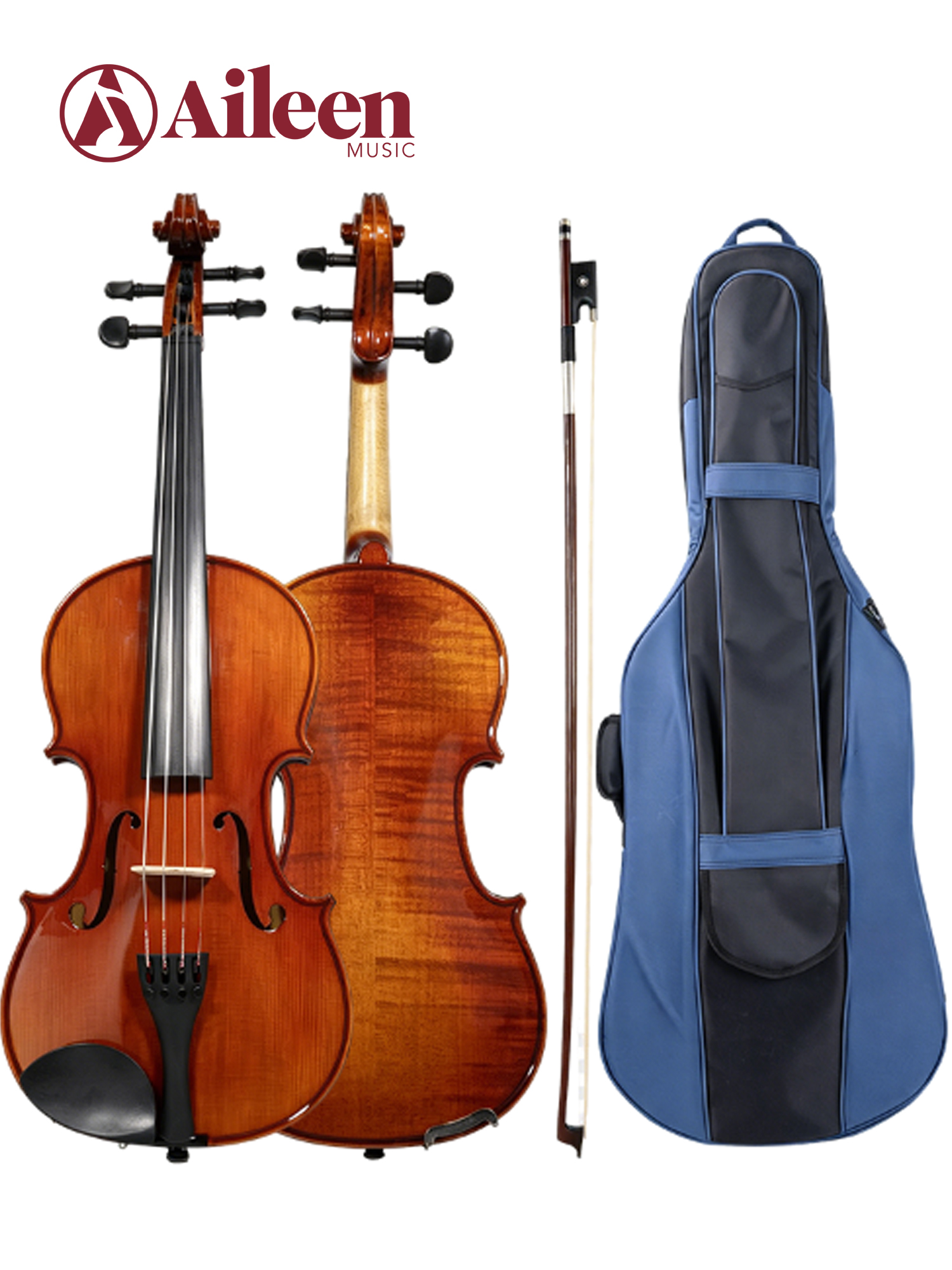 SC-15AL Selected Solid Spruce Top 4/4-1/16 Professional Moderate Cello Kit