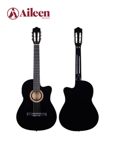 39" Cutaway Linden Plywood Thin Body Student Electric Acoustic Guitar (AC001ET)