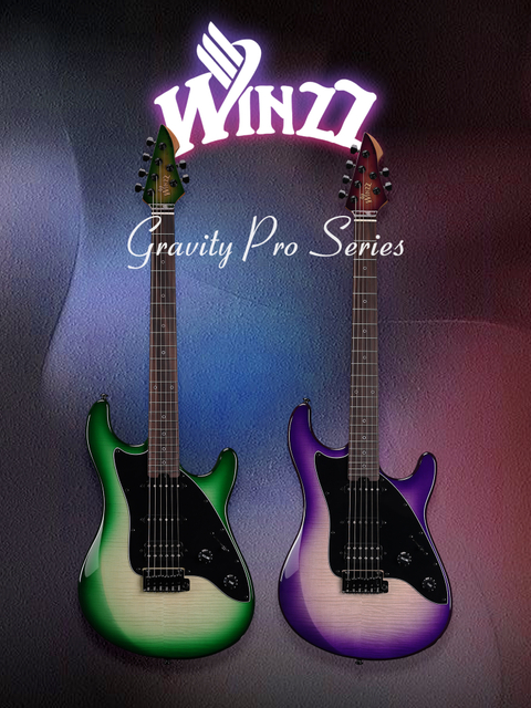WGS150MF Professional WINZZ Design Gravity Series S Model Pro Glossy Finish Electric Guitar