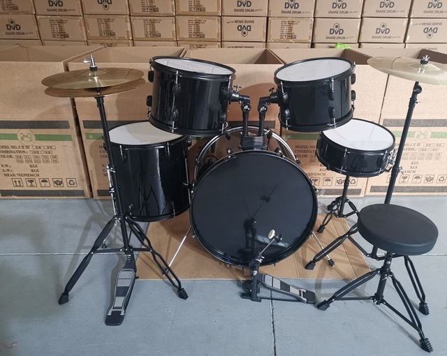 5pcs Drum Set Paint PVC Jazz Drum Set (DSET-90)