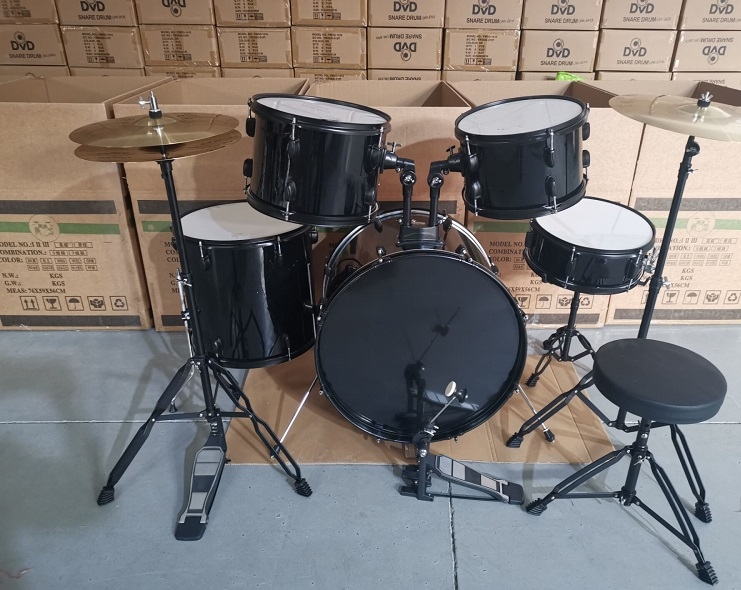 5pcs Drum Set Paint PVC Jazz Drum Set (DSET-90)