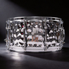 SN-LH1 14''x6.5'' Steel Drum Shell Hammered Finish Professional Snare Drum